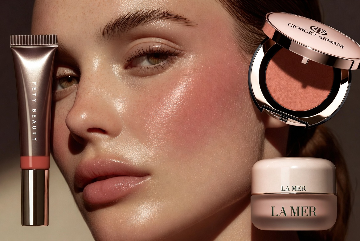 ترند بلش و گونه برجسته ۲۰۲۶: محصولات اورجینال Fenty Beauty، Armani و La Mer