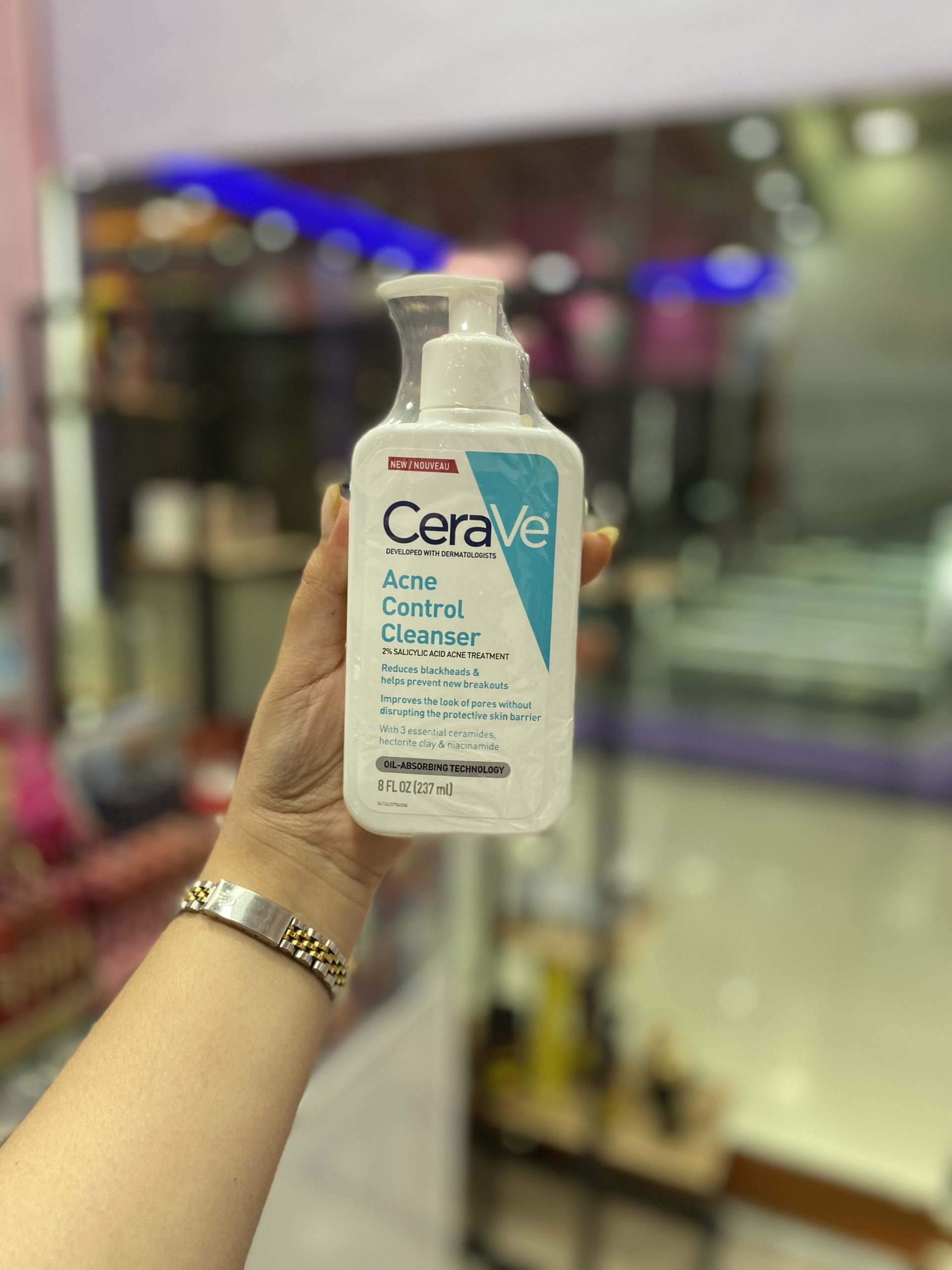 ژل شستشوی ضد جوش سراوی Acne Control Cleanser حجم ۲۳۶ میلی‌لیتر