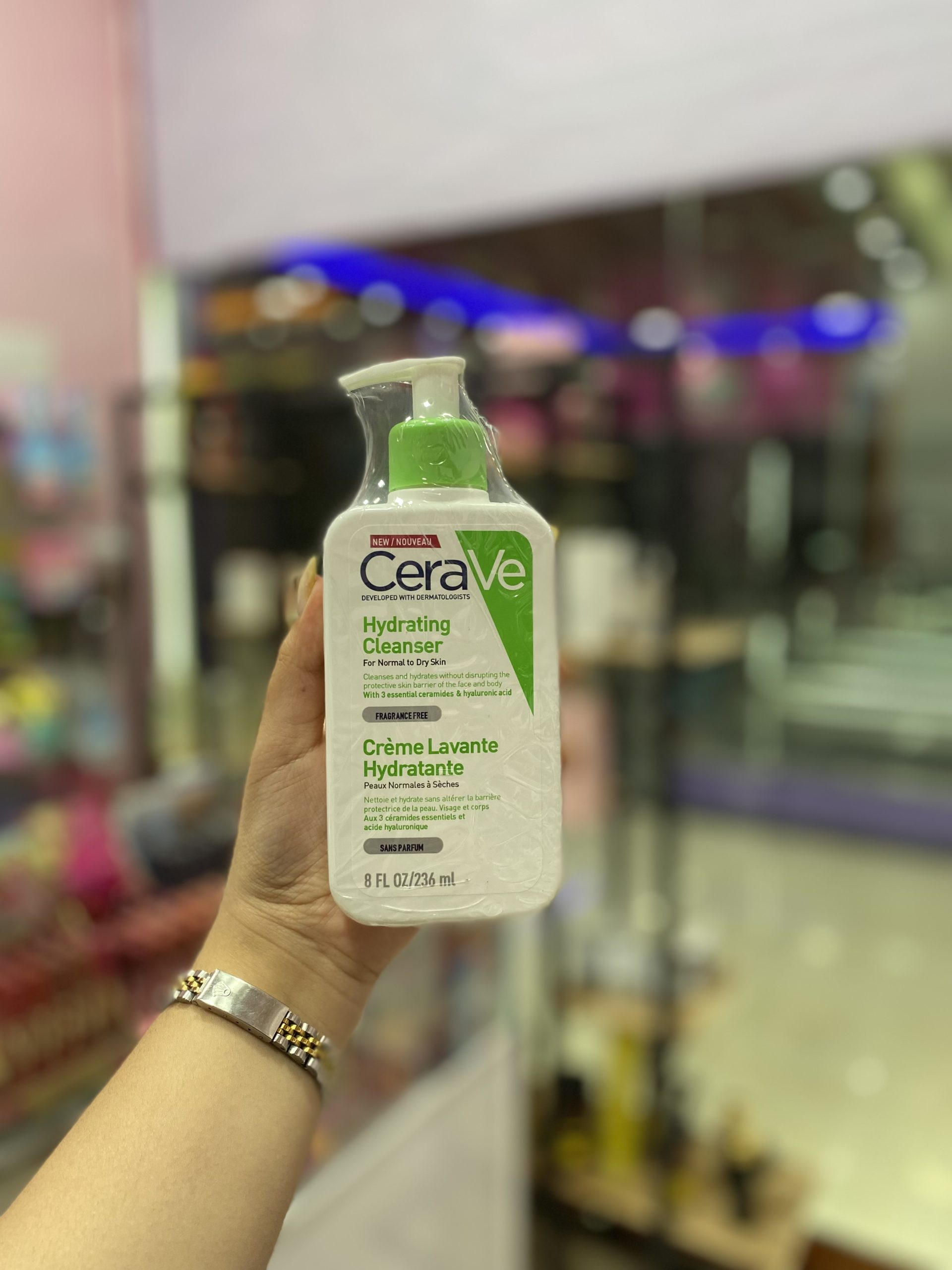 ژل/شوینده مرطوب‌کننده صورت سراوی مدل Hydrating Cleanser حجم 236 میلی‌لیتر